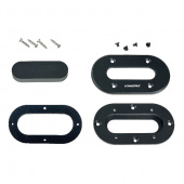 Kabelgenomföring Lågprofil 4x <15mm IP68 Svart Kabelgenomföring Lågprofil 4x <15mm IP68 Svart