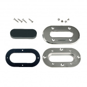 Kabelgenomföring Lågprofil 4x <15mm IP68 Rostfri Kabelgenomföring Lågprofil 4x <15mm IP68 Rostfri