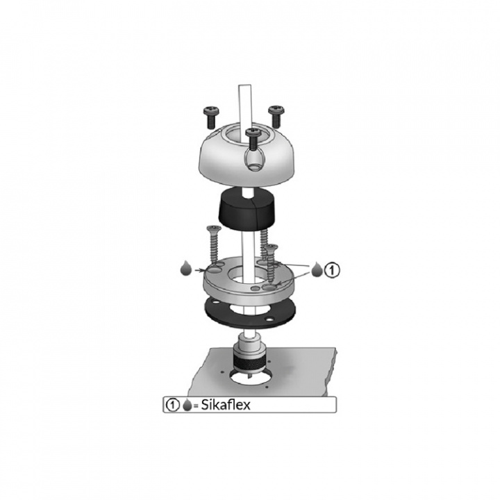 Kabelgenomföring Aluminium