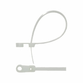 Buntband Med Hål Vit 20-pack Buntband Med Hål Vit 20-pack