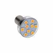 LED-Bajonett Röd/Vit BA15S Ø 32x38 mm 10-35vdc 10W LED-Bajonett Röd/Vit BA15S Ø 32x38 mm 10-35vdc 10W