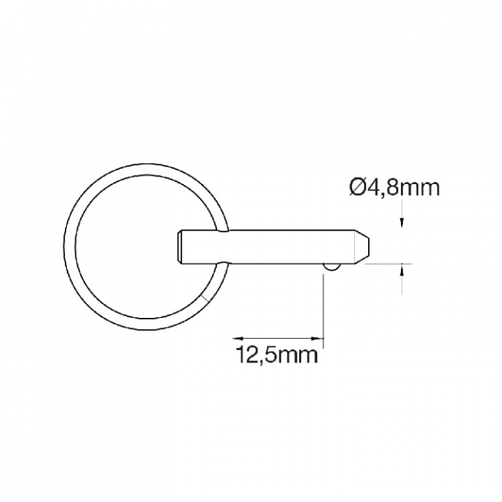 Quick Release Pin - 4.8x12.5 mm