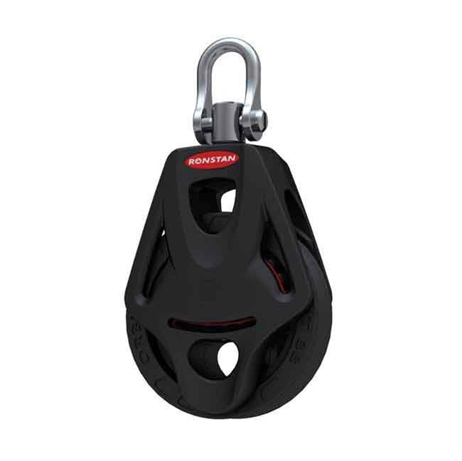 Enkelblock Med Rostfri Svirvel Och Hundsvott Serie 55