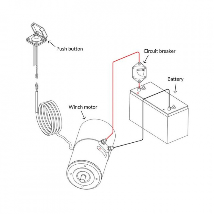 Winch Ombyggnadskit 30 QT Orbit E1