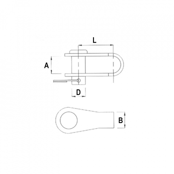 Toggles Halva Rostfri
