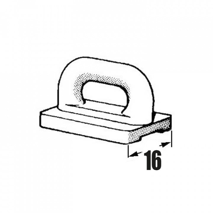 Segeltravare Rak 16 mm