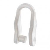 Schackel Vit Nylon Ø8mm (51mm hög) Schackel Vit Nylon Ø8mm (51mm hög)