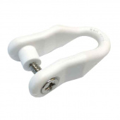 Schackel Vit Nylon Ø8mm (51mm hög) Schackel Vit Nylon Ø8mm (51mm hög)