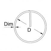 Säkringsring 26 x 1,25 mm Rostfri (10-pack) Säkringsring 26 x 1,25 mm Rostfri (10-pack)