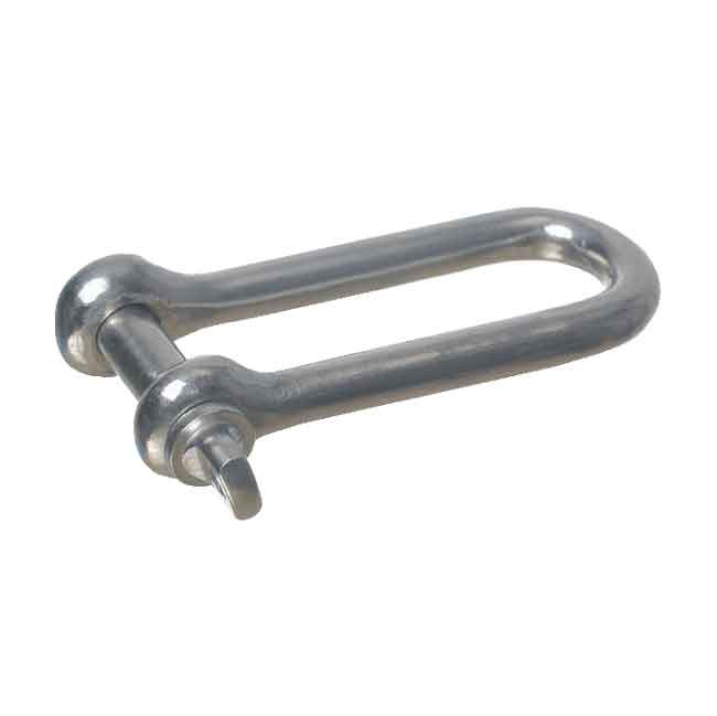 Schackel Med Vingskruv Lång Rostfri 12mm