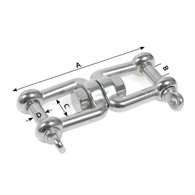 Lekande Gaffel/Gaffel Rostfri