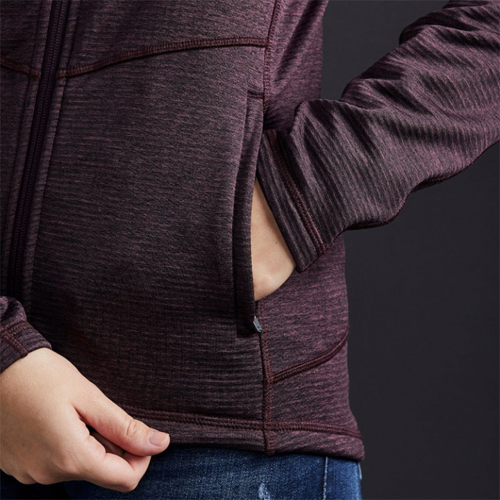 1101W Dart Hoodie Dam Mörklila