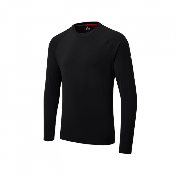 UV011 Herr UV Tec T-Shirt Lång Svart