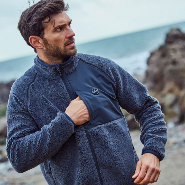 1704 Cromerty Fleecejacka Grå