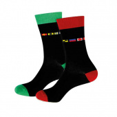 Strumpor Med Signalflaggor Röd/Grön Strumpor Med Signalflaggor Röd/Grön