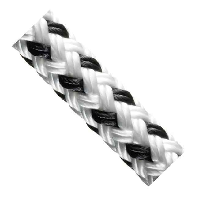 Rio Förtöjning Vit/Svart (Metervara)
