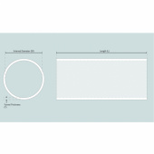 Trumma Glasfiber Ø 513x18x1500mm Trumma Glasfiber Ø 513x18x1500mm