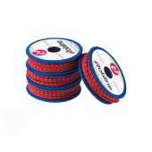 Leech Line UHMWPE-Lina Röd/Silver 1.7 mm 10 m 10-pack  Leech Line UHMWPE-Lina Röd/Silver 1.7 mm 10 m 10-pack