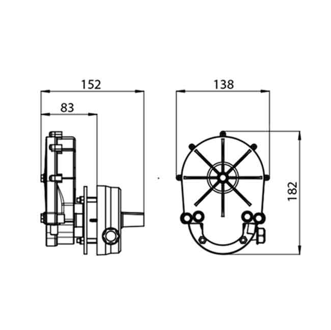 Styrväxel MD45 För Max 60hk (45kw)