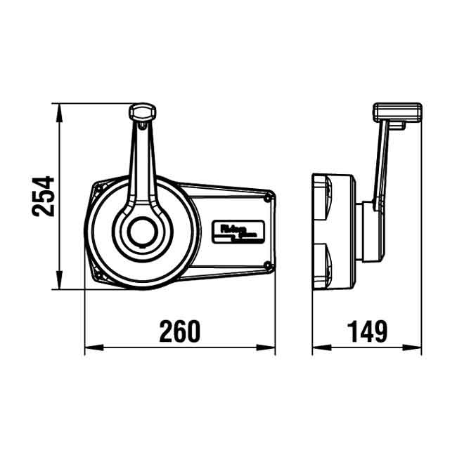 Reglagebox Svart Med Spärr