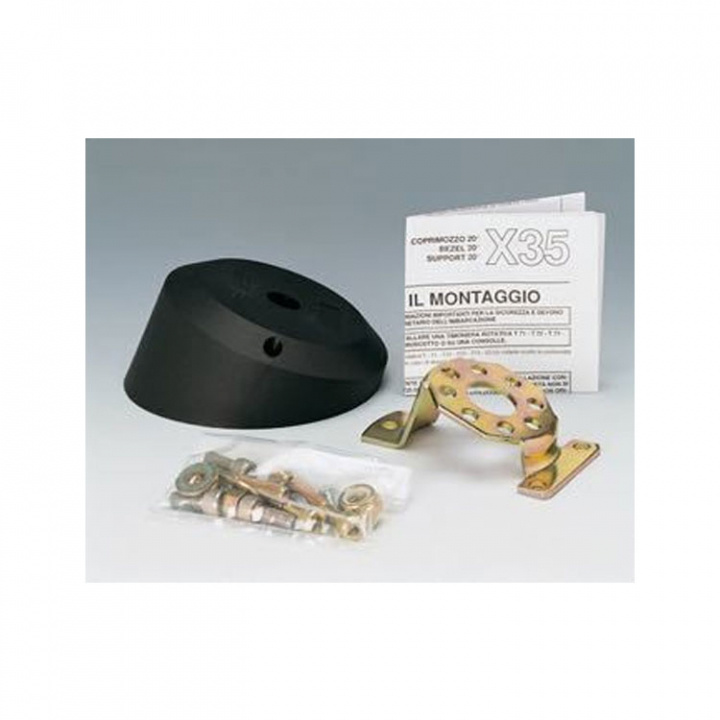 140X35 Täckkåpa Svart 20°