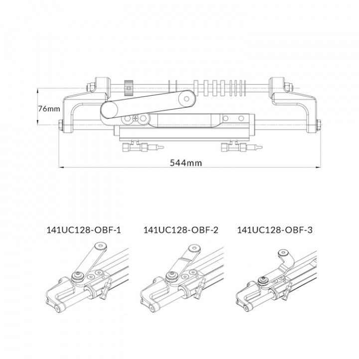 Cylinder UC128-OBF Utombordare 300 hk