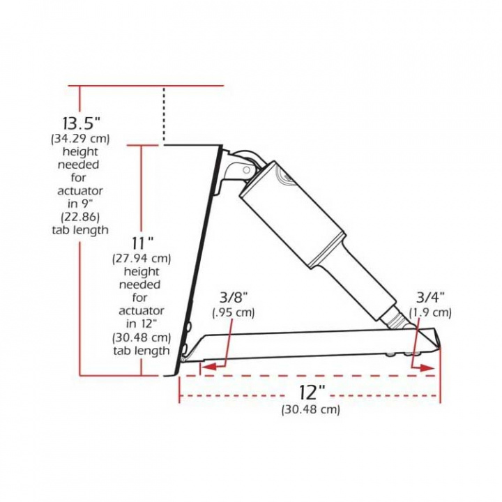 Trimplanset Edge Mount 12