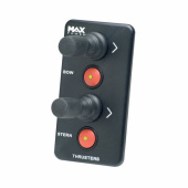 Joystick Dubbel Med Brytare Svart 12/24V Joystick Dubbel Med Brytare Svart 12/24V