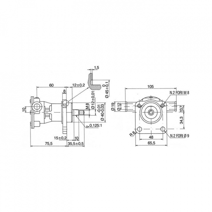 Kylvattenpump För Motor PFF12