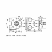 Kylvattenpump För Motor ST147 Kylvattenpump För Motor ST147