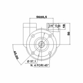 Kylvattenpump För Motor ST142 Kylvattenpump För Motor ST142