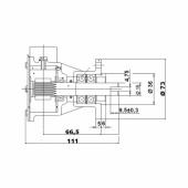 Kylvattenpump För Motor ST142 Kylvattenpump För Motor ST142