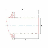 Avgasgenomföring Med Motklaff Avgasgenomföring Med Motklaff