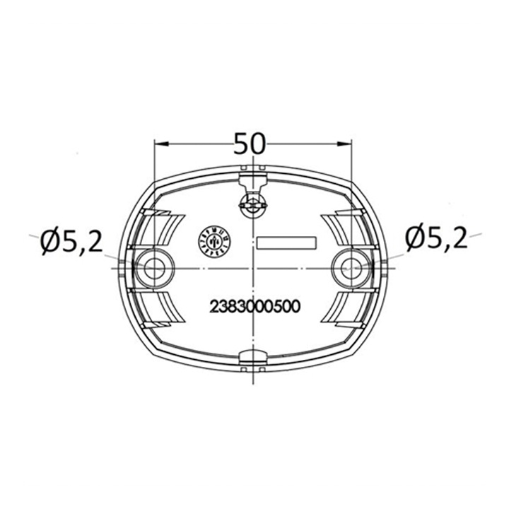Lanterna Styrbord Aqua Signal 34 Led Svart