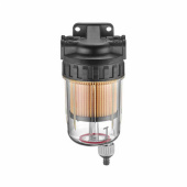 Bränslefilter Easterner 10 Micron Svart Aluminiumtopp & Avtappning  Bränslefilter Easterner 10 Micron Svart Aluminiumtopp & Avtappning