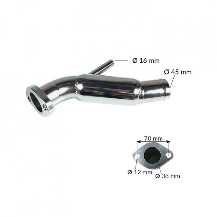 Avgasböj Till Volvo MD 1-3, 6, 7, 11, 17