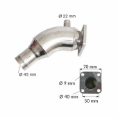 Avgasgrenrör Till Volvo 2010-40 & D1-D2 (861906) Avgasgrenrör Till Volvo 2010-40 & D1-D2 (861906)