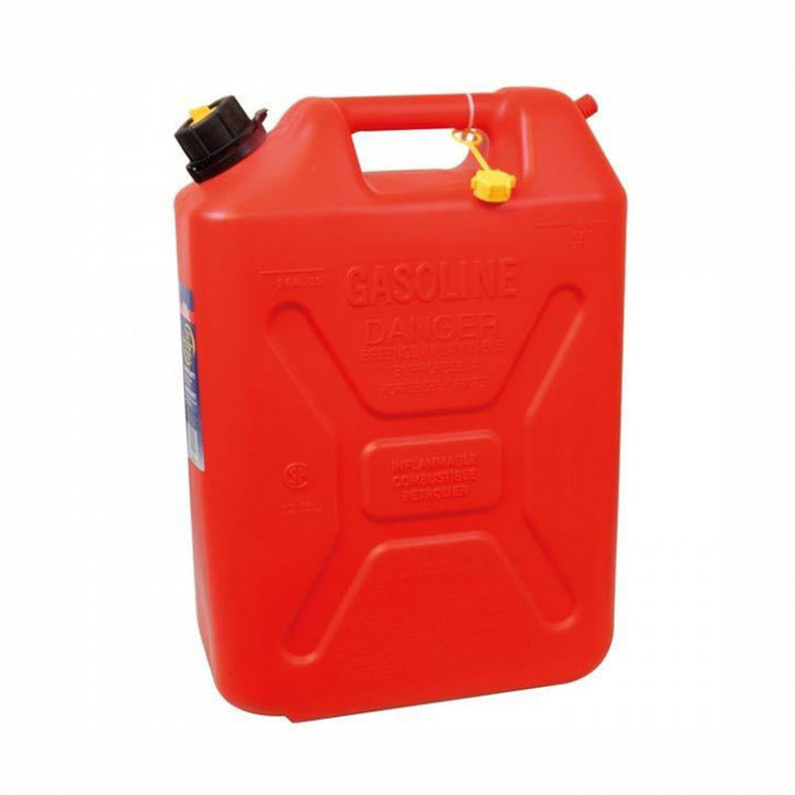 Bensindunk 20L Röd Military Style