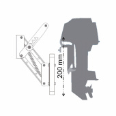Motorfäste Max 8hk/30kg Motorfäste Max 8hk/30kg