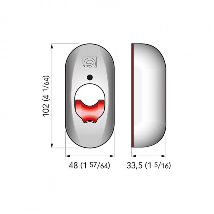 Balder Säkerhetsstopp Rostfri 