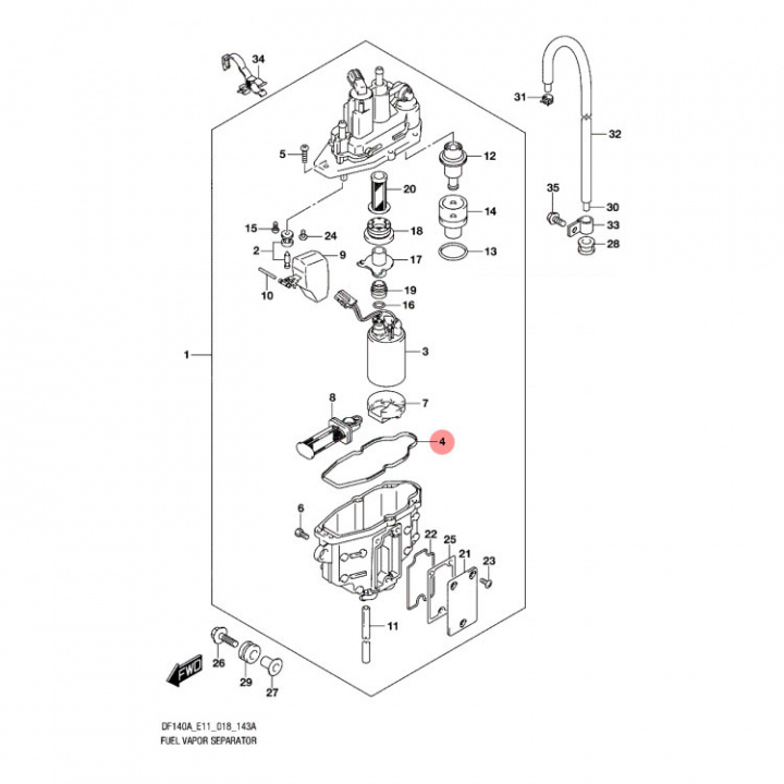 Packning Vapor (15626-92J01)