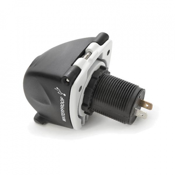 USB-Uttag Dubbla anslutningar (Stänksäkert)