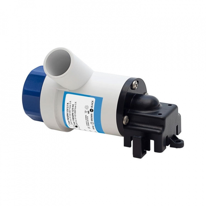 Länspump Dränkbar Låg Profil 75 L/min 12V