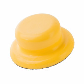 Gul Handpolerpad Med Kardborreband Ø125 mm Gul Handpolerpad Med Kardborreband Ø125 mm