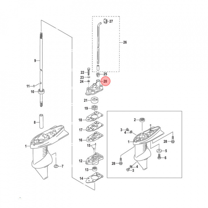 Impellerhus (16156A01)