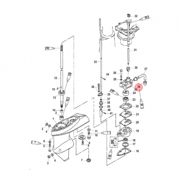 Tätningshylsa 4-6 hk (16168)
