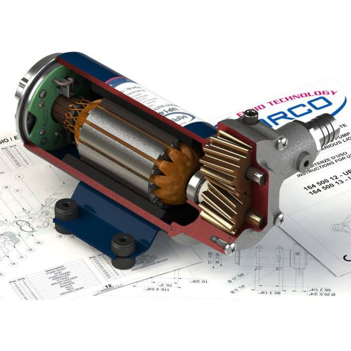 Marco UP14 Diesel Kugghjulspump 12V/24V