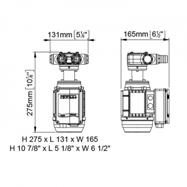 Dieselpump/Vingpump VP45/AC 35l/min 230V