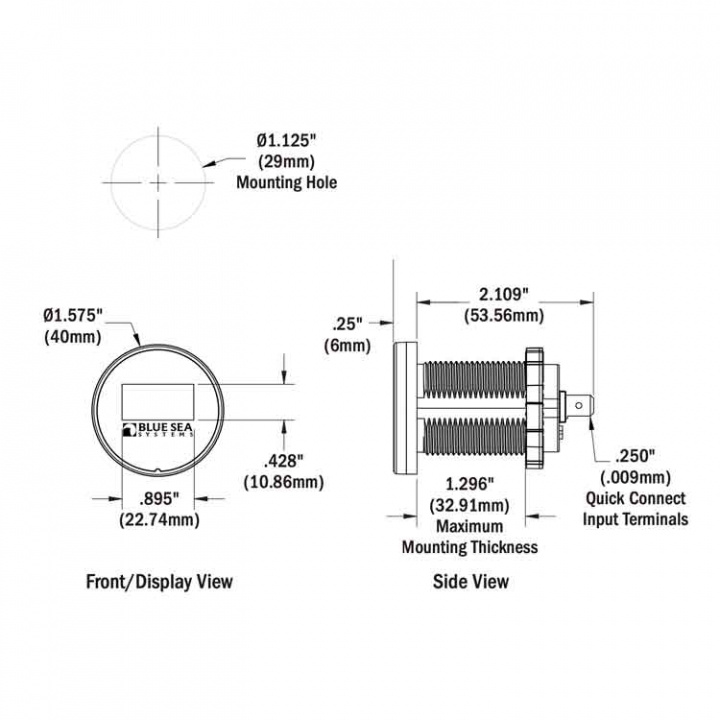 OLED Mini Tankmätare
