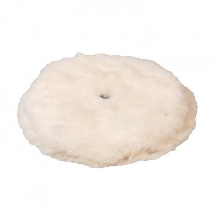 Mjuk Lammull Polerrondell Med Kardborreband Ø200 mm